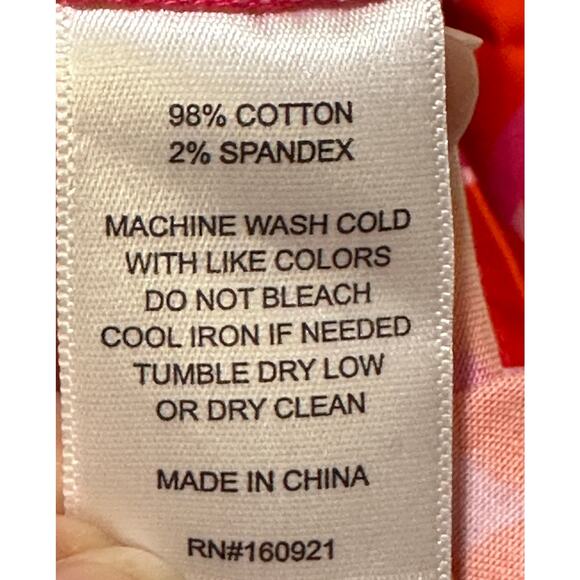 Alden Adair Jean Top Lovers Lane Size Medium NWT Red Pink Romantic Blouse - Picture 14 of 14